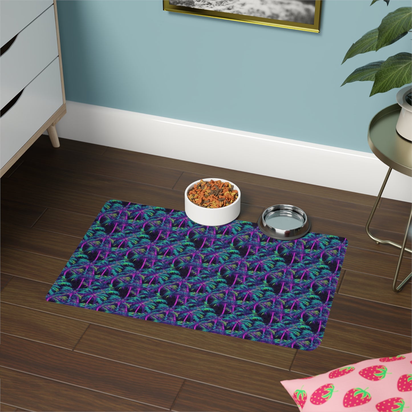 Electric Palms Pet Food Mat (12x18)