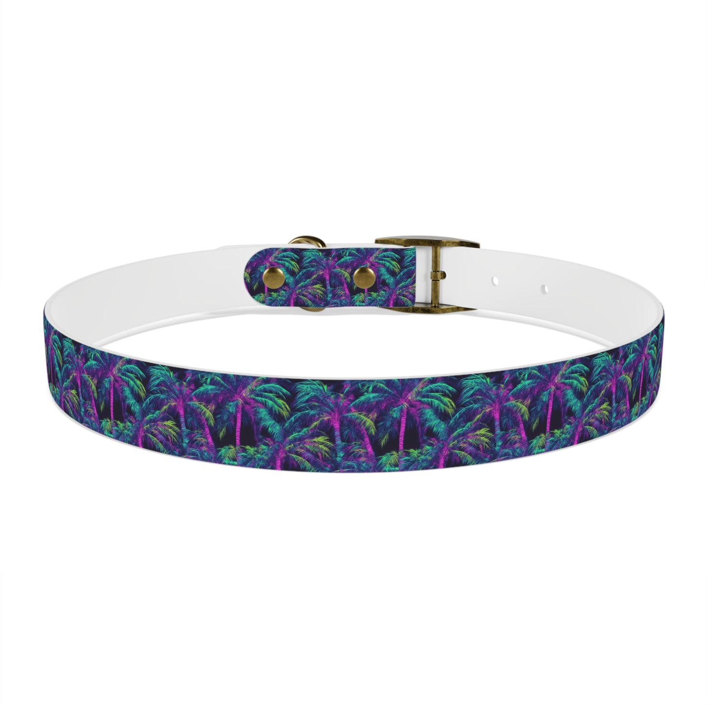 Electric Palms Dog Collar