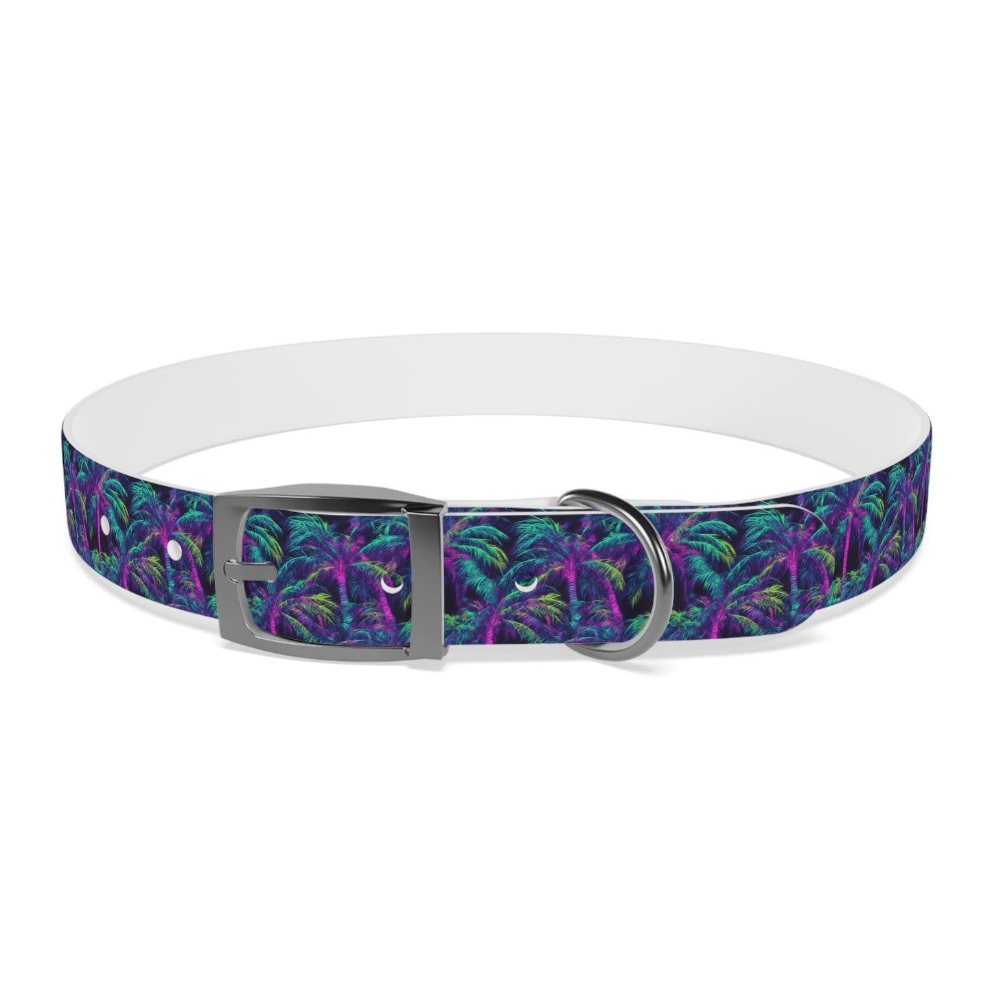 Electric Palms Dog Collar