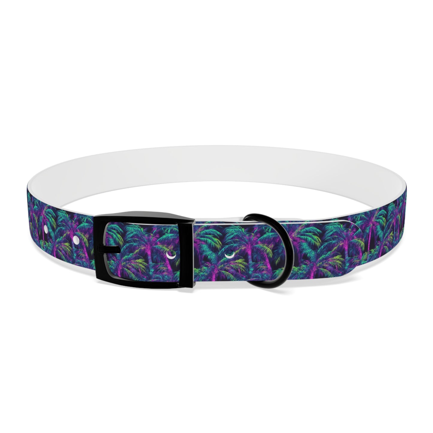 Electric Palms Dog Collar