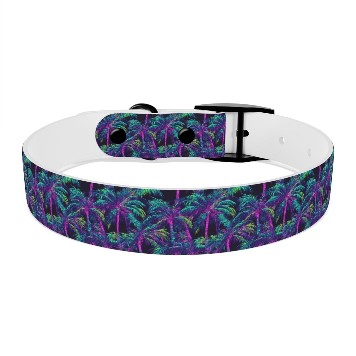 Electric Palms Dog Collar