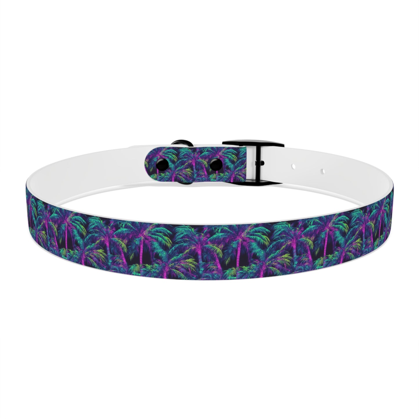 Electric Palms Dog Collar