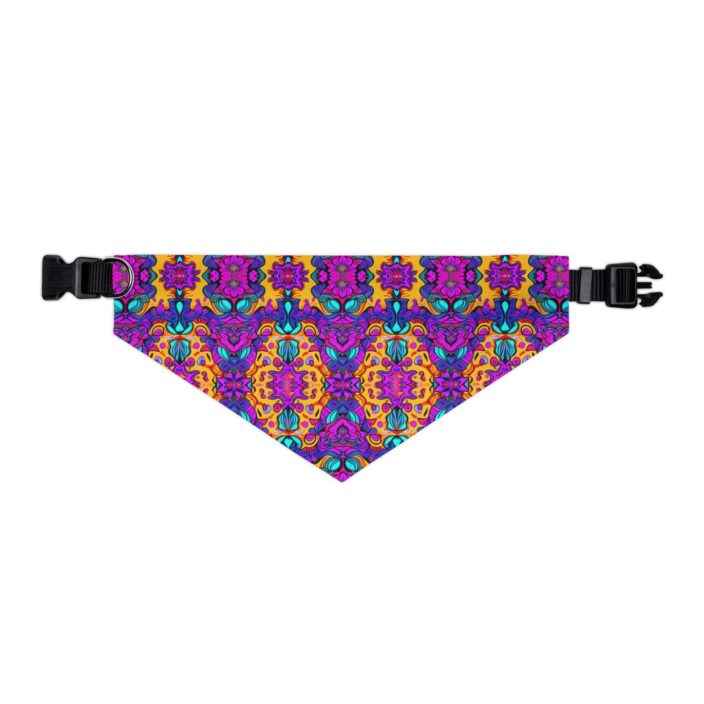 Vibrant Illusions Pet Bandana Collar