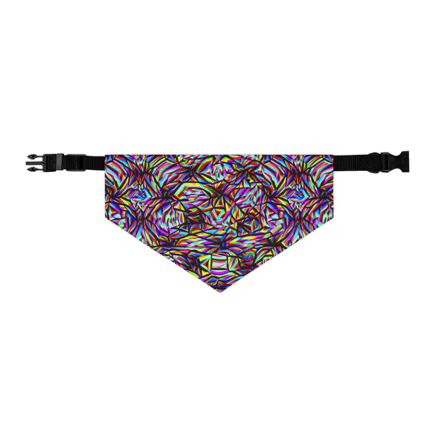 Mind Melt Patterns Pet Bandana Collar