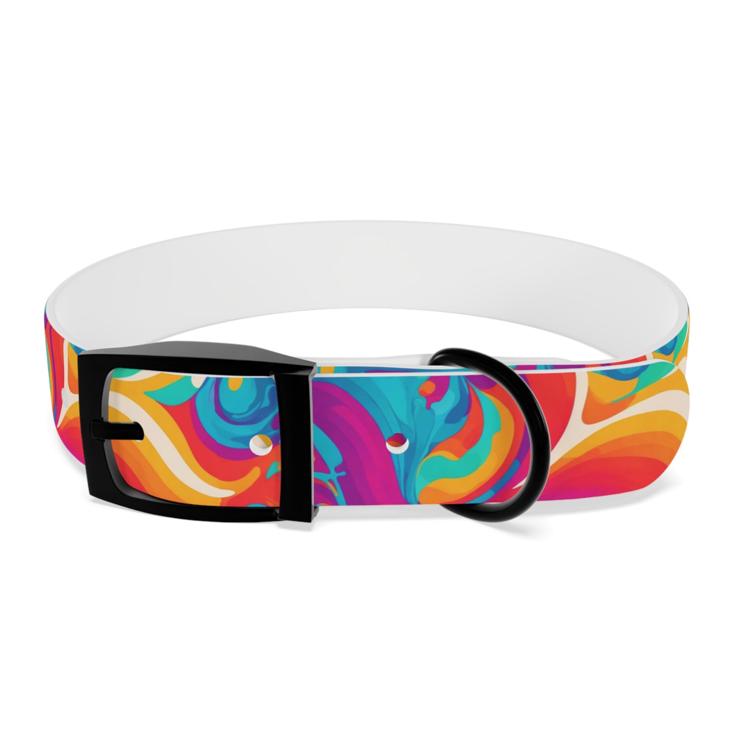 Rainbow Ripple Dog Collar