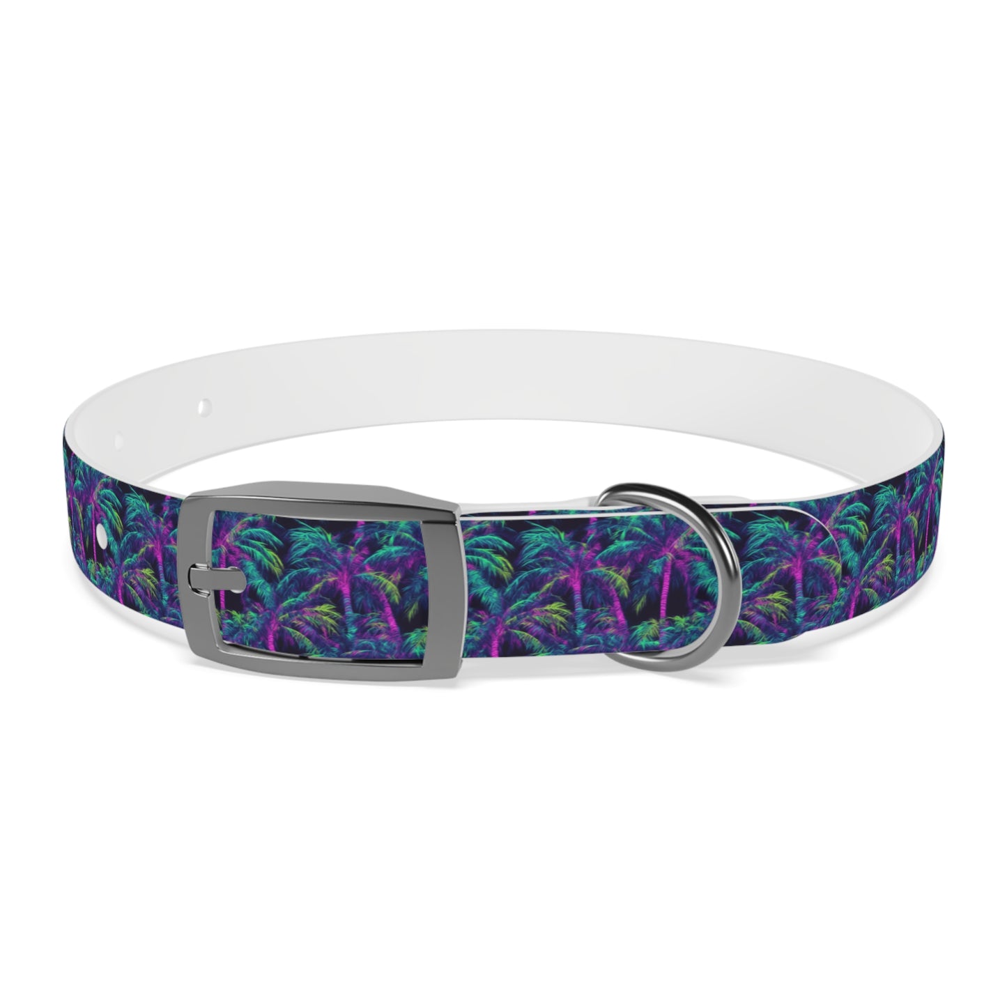 Electric Palms Dog Collar