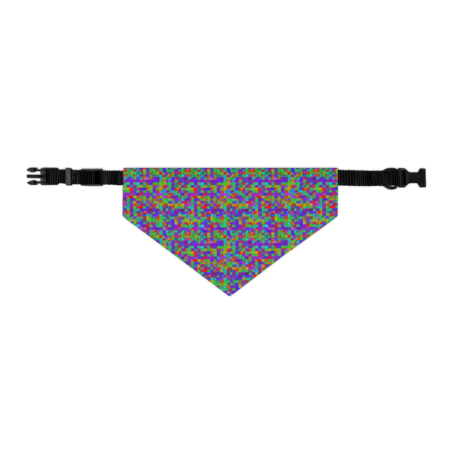 Prism Patterns Pet Bandana Collar