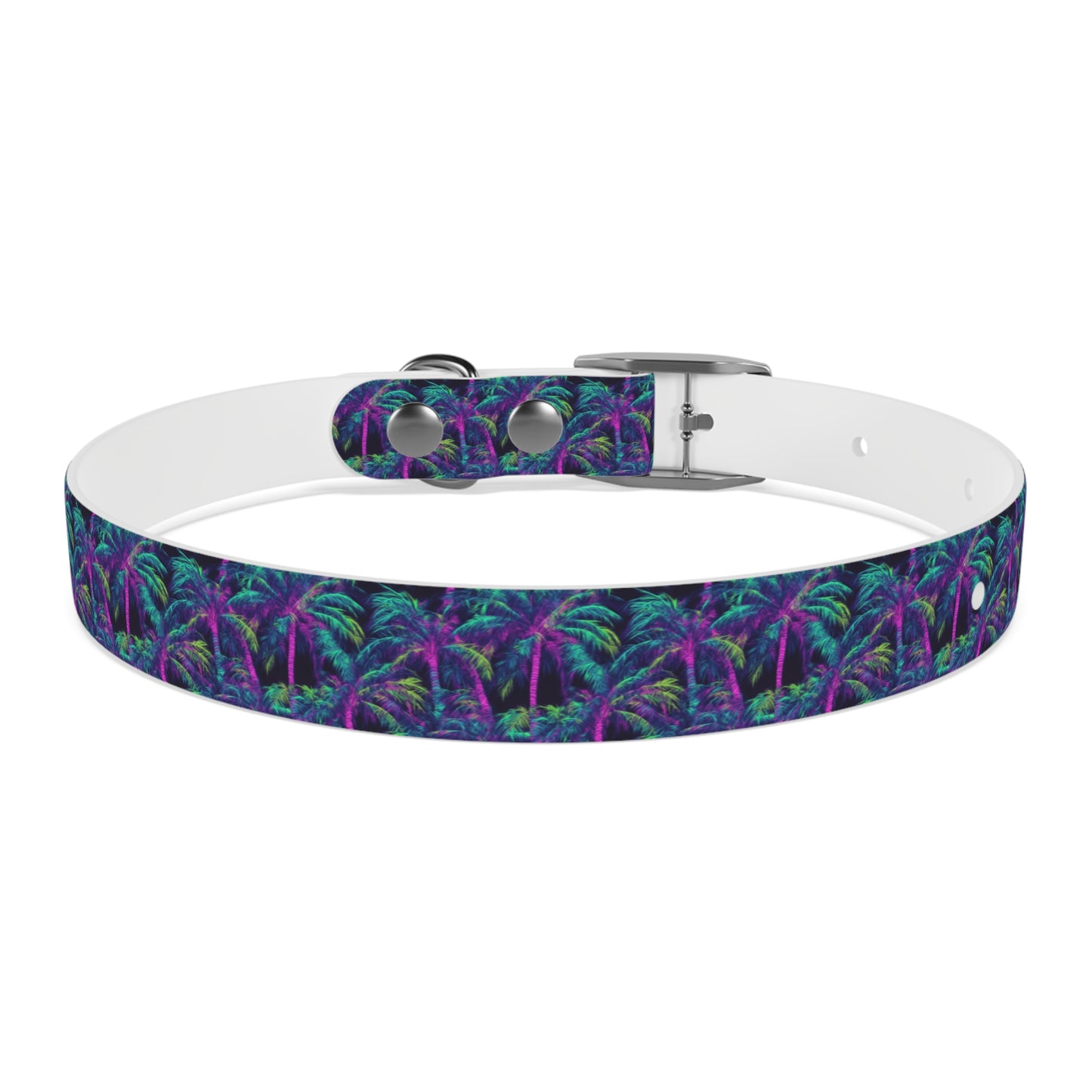 Electric Palms Dog Collar