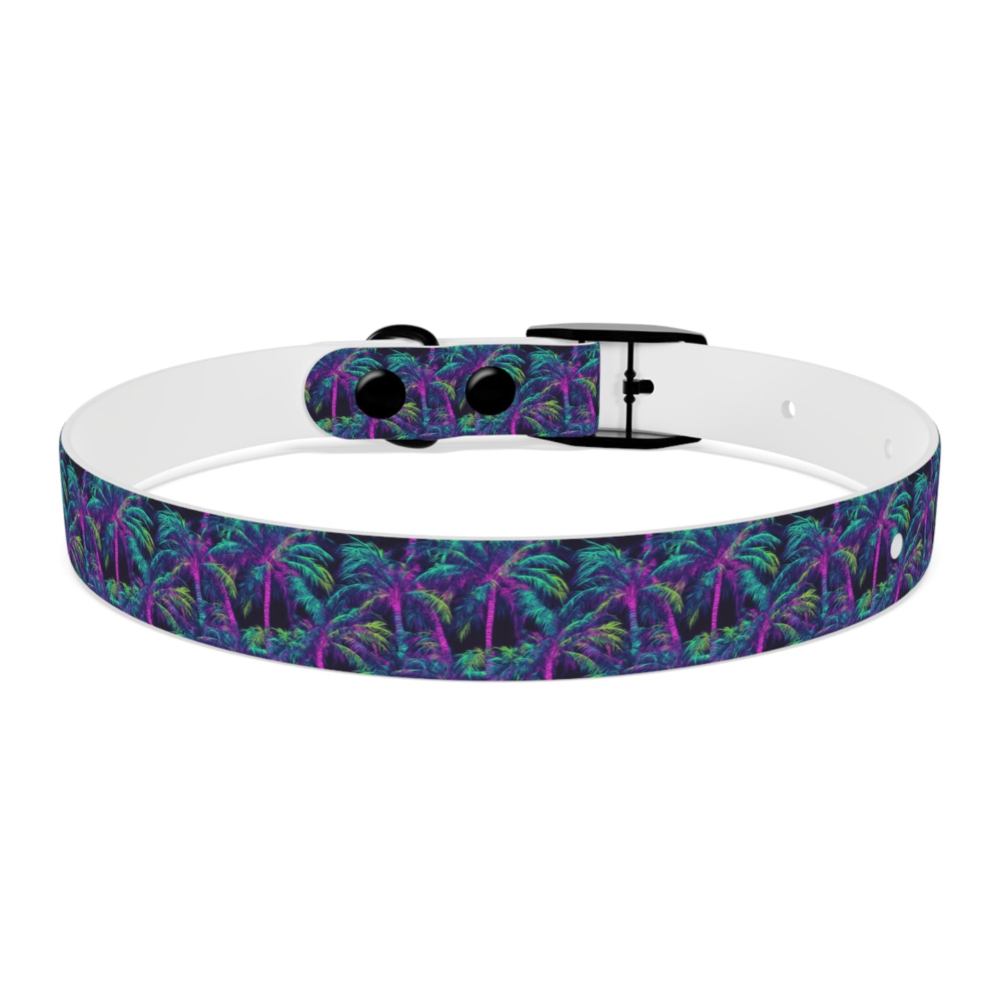 Electric Palms Dog Collar