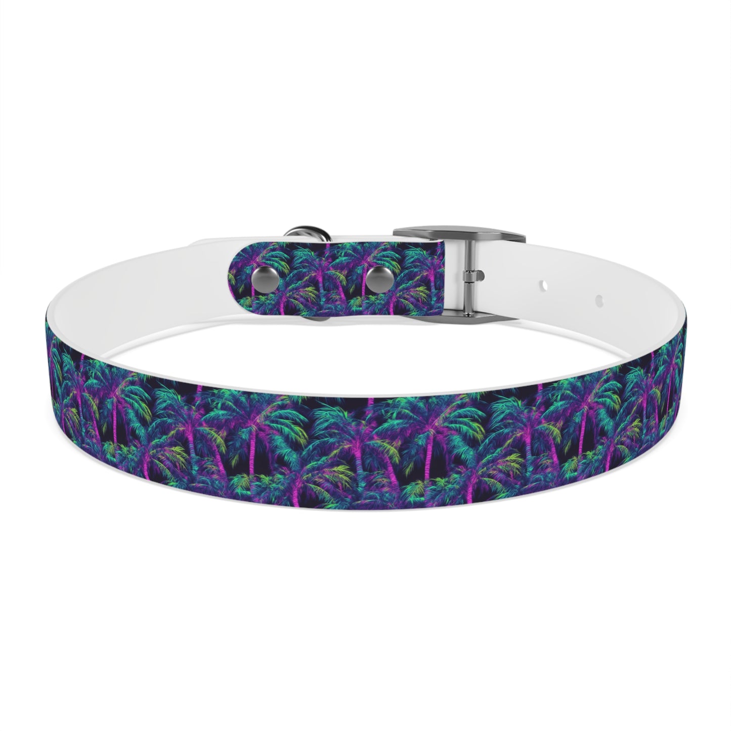 Electric Palms Dog Collar