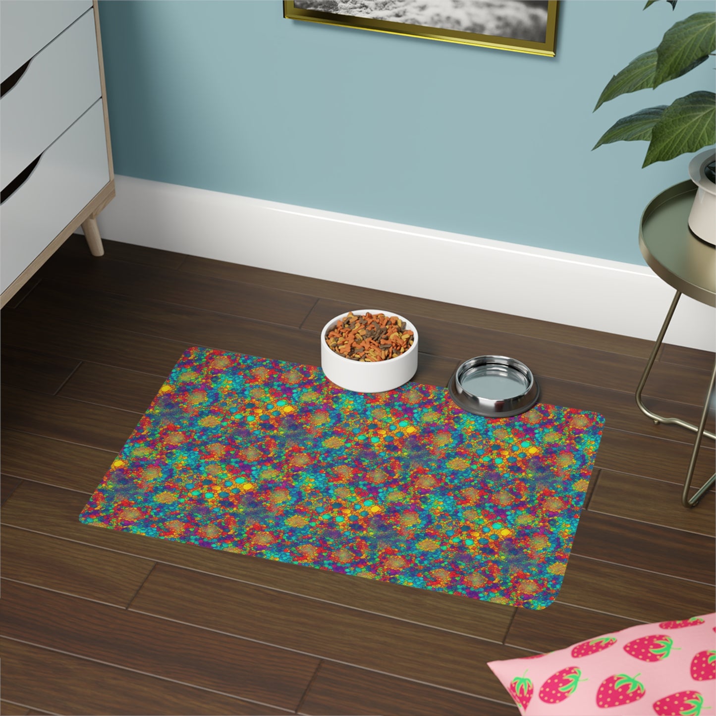 Mosaic Melody Pet Food Mat (12x18)