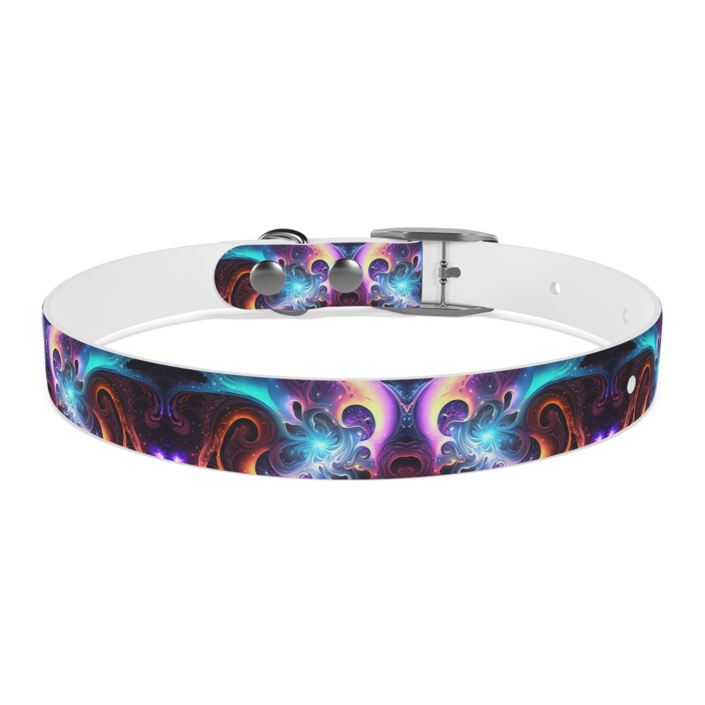 Neon Spiral Dog Collar