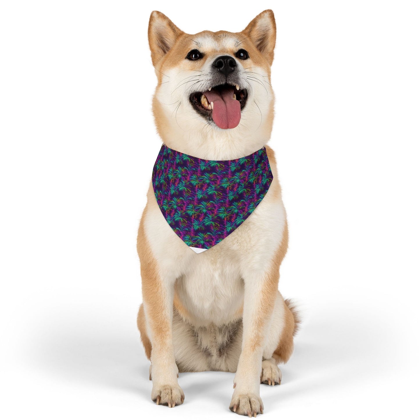 Electric Oasis Pet Bandana Collar