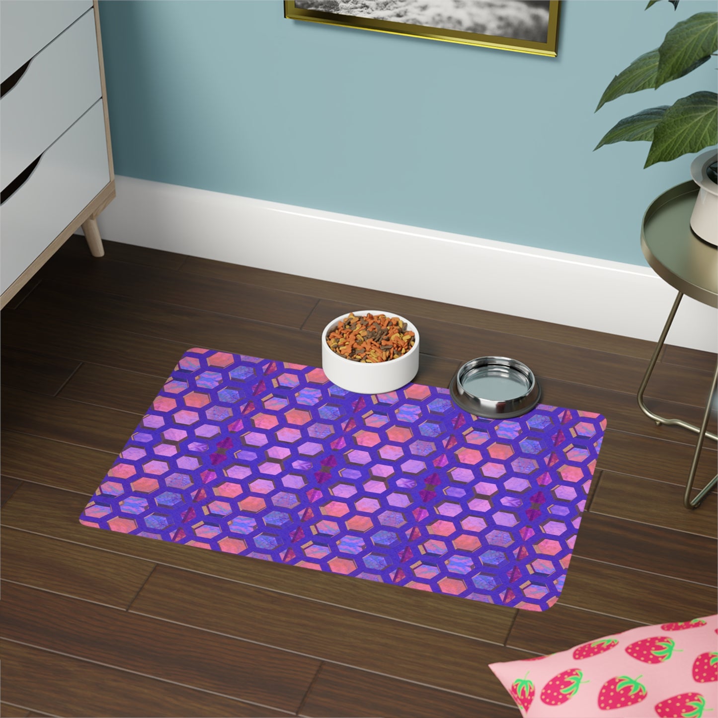 Hexa Bliss Pet Food Mat (12x18)