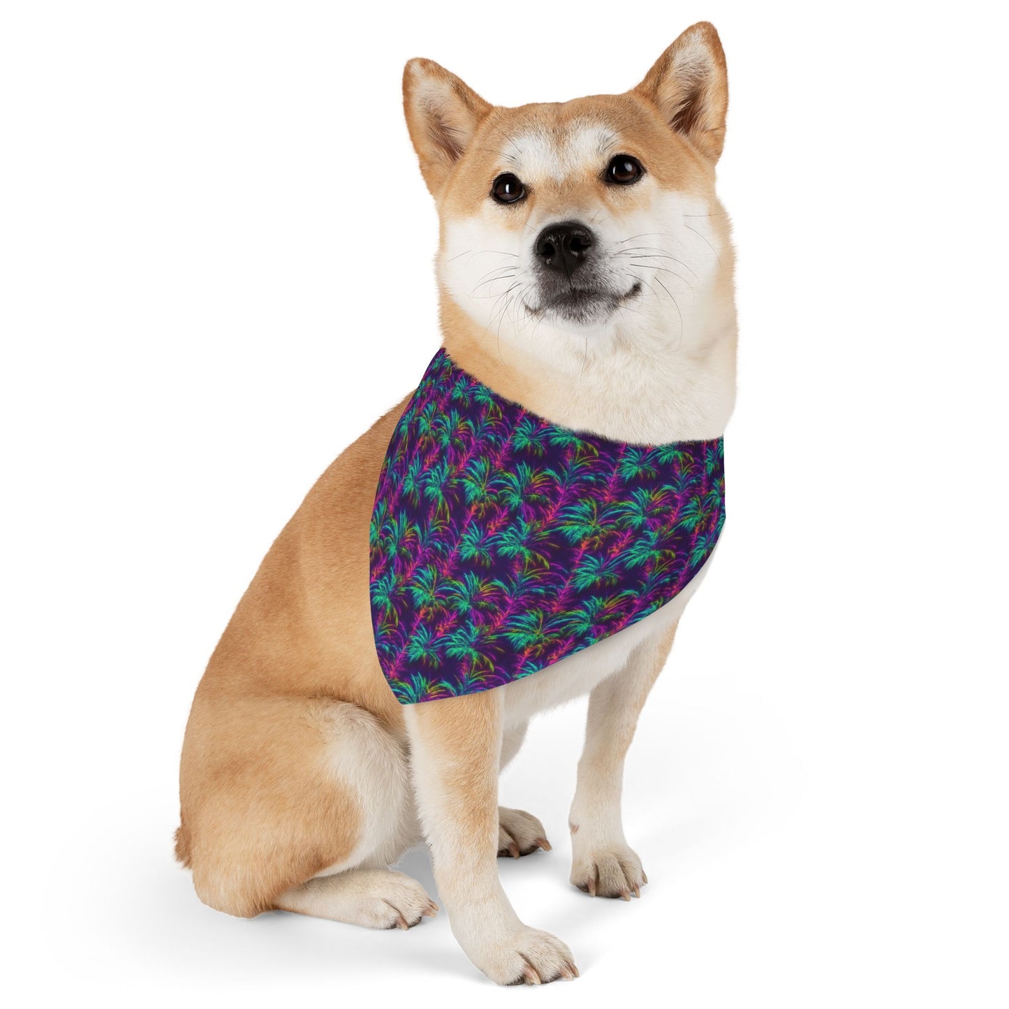 Electric Oasis Pet Bandana Collar