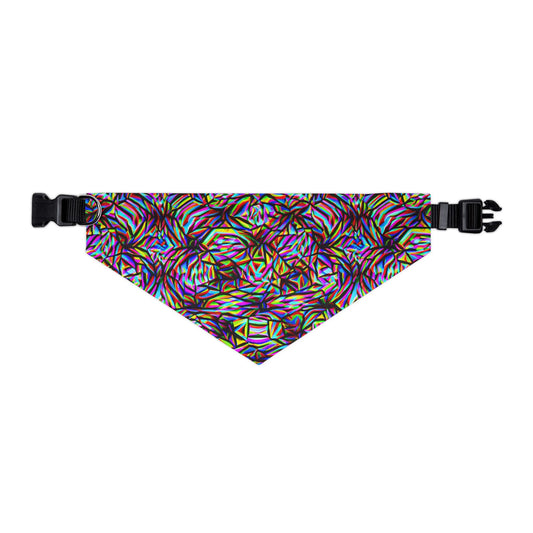 Mind Melt Patterns Pet Bandana Collar