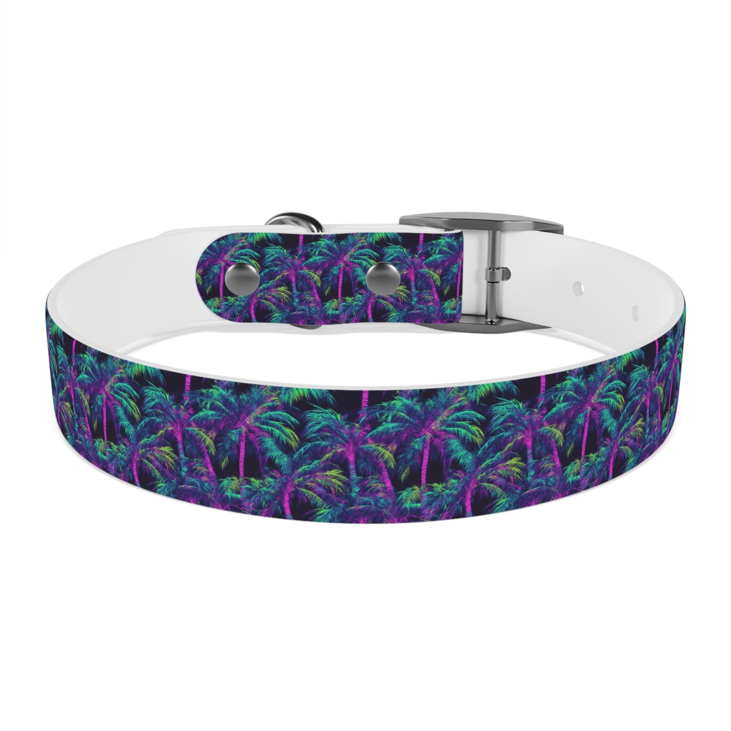 Electric Palms Dog Collar