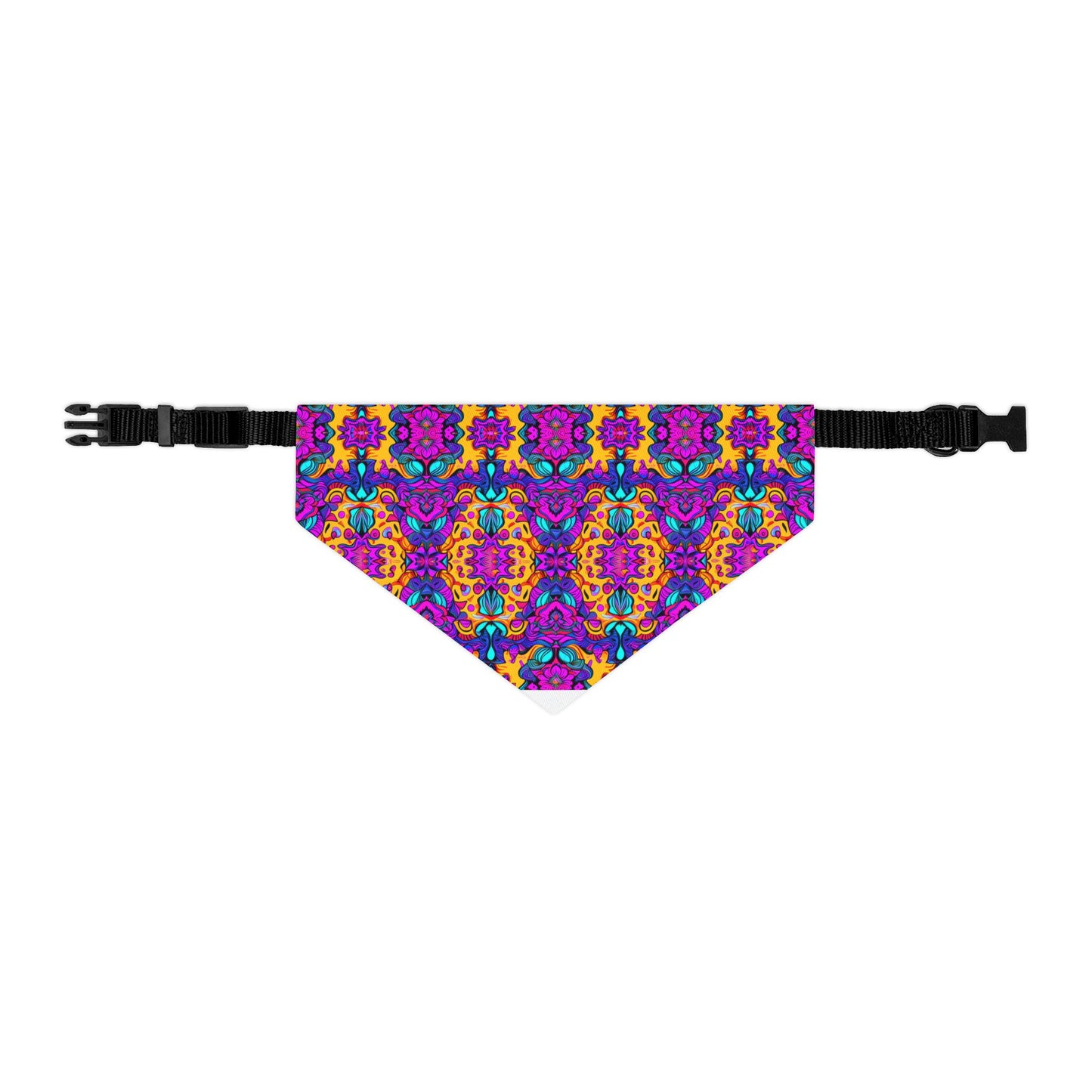 Vibrant Illusions Pet Bandana Collar