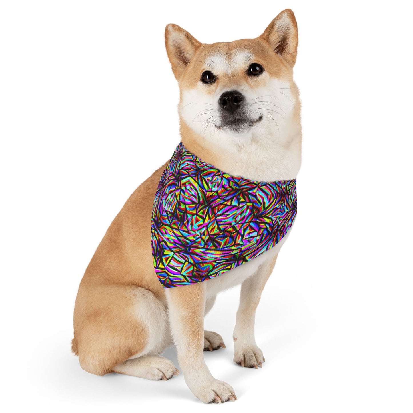 Mind Melt Patterns Pet Bandana Collar