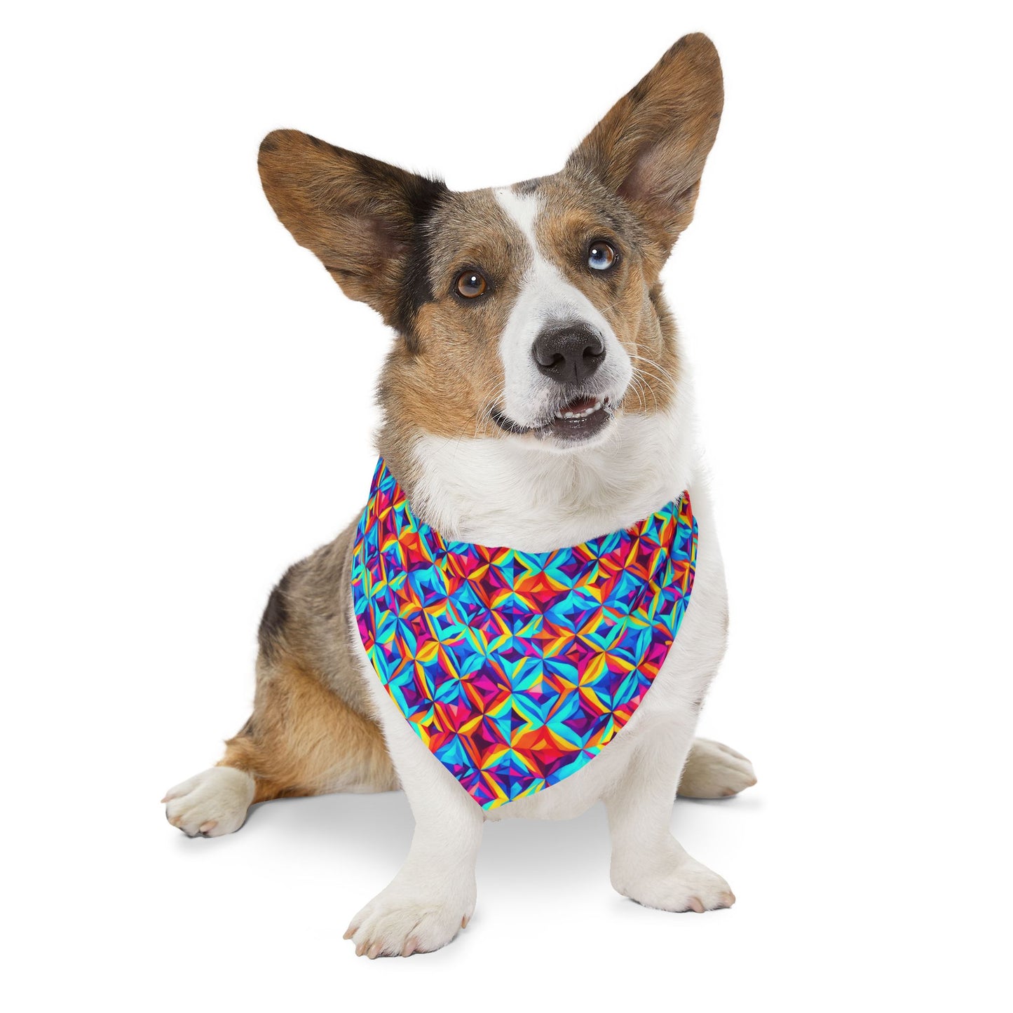 Vivid Diamonds Pet Bandana Collar