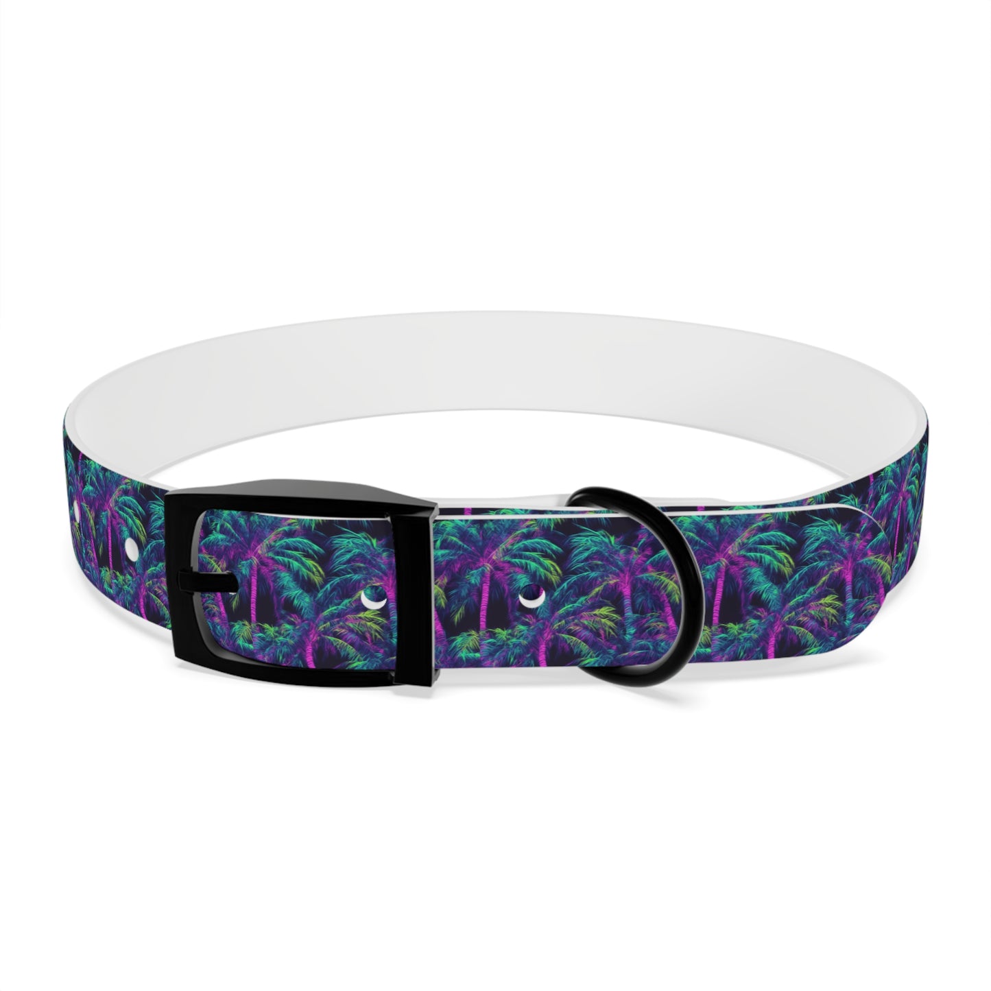 Electric Palms Dog Collar
