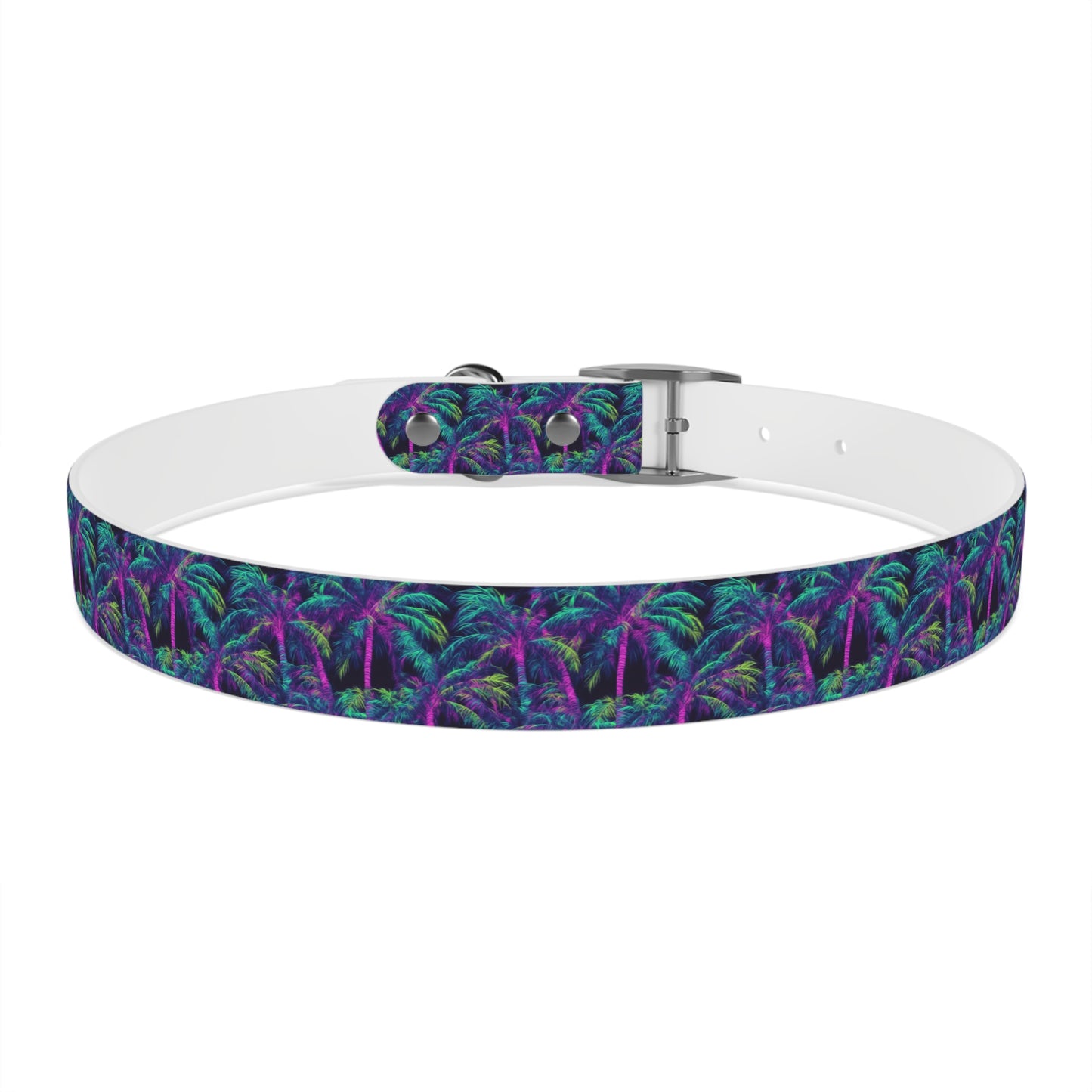 Electric Palms Dog Collar