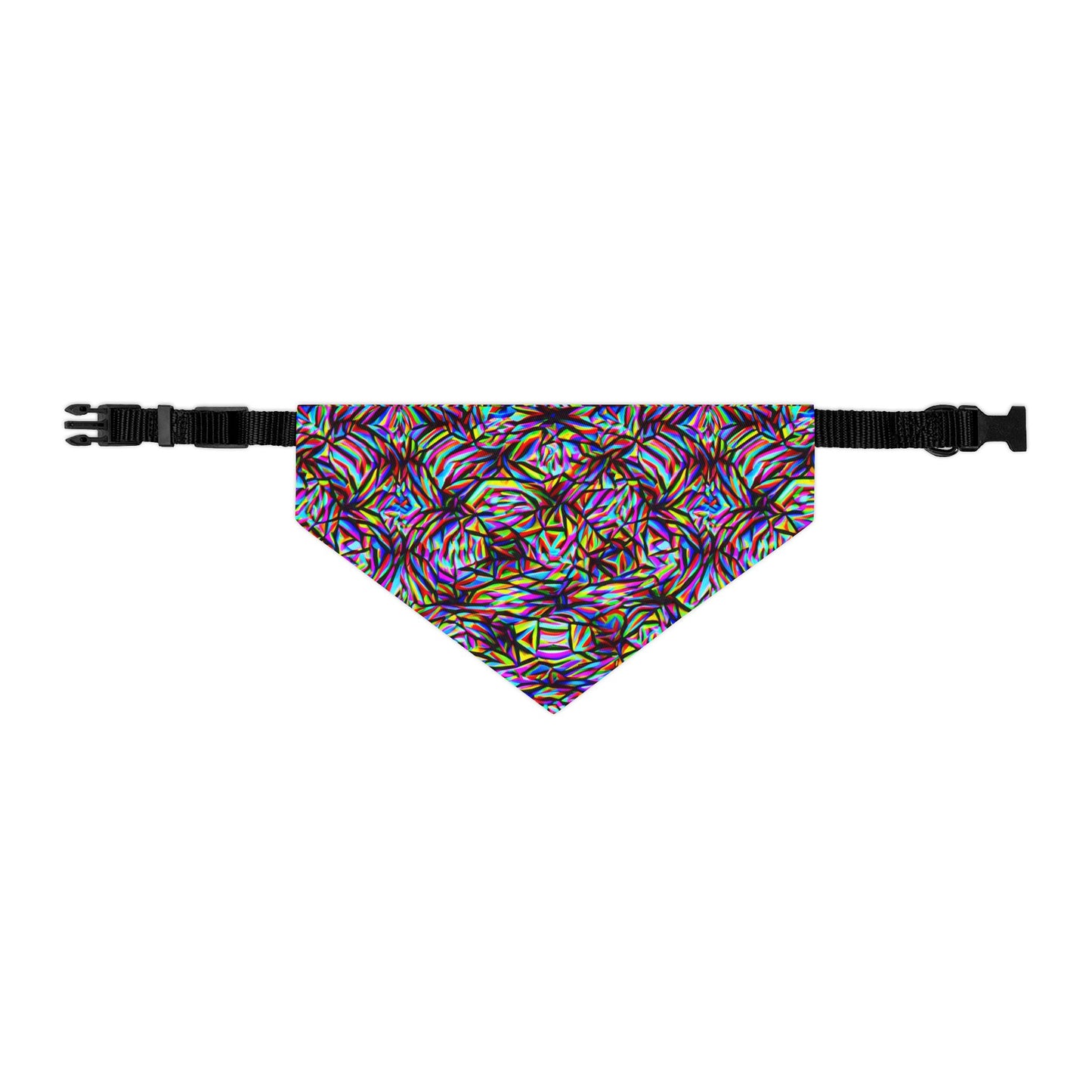 Mind Melt Patterns Pet Bandana Collar