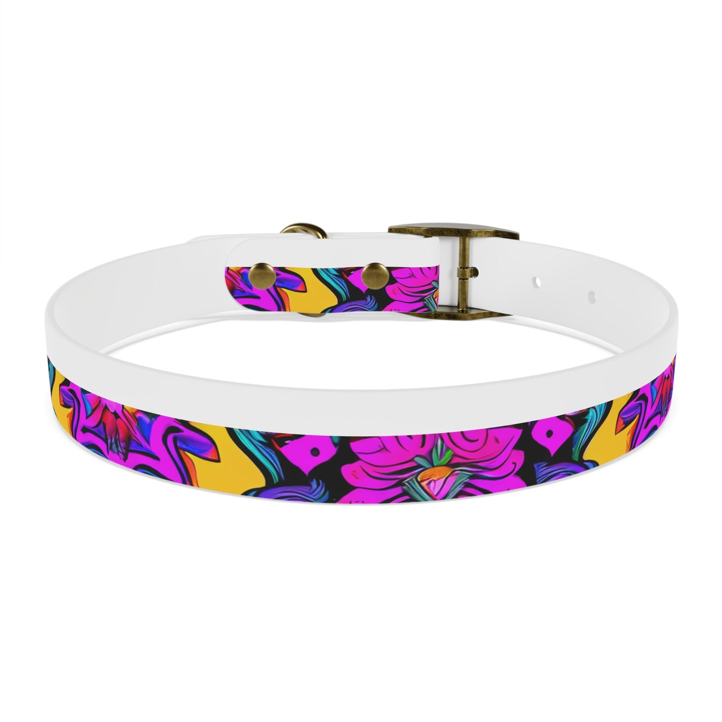 Vibrant Illusions Dog Collar