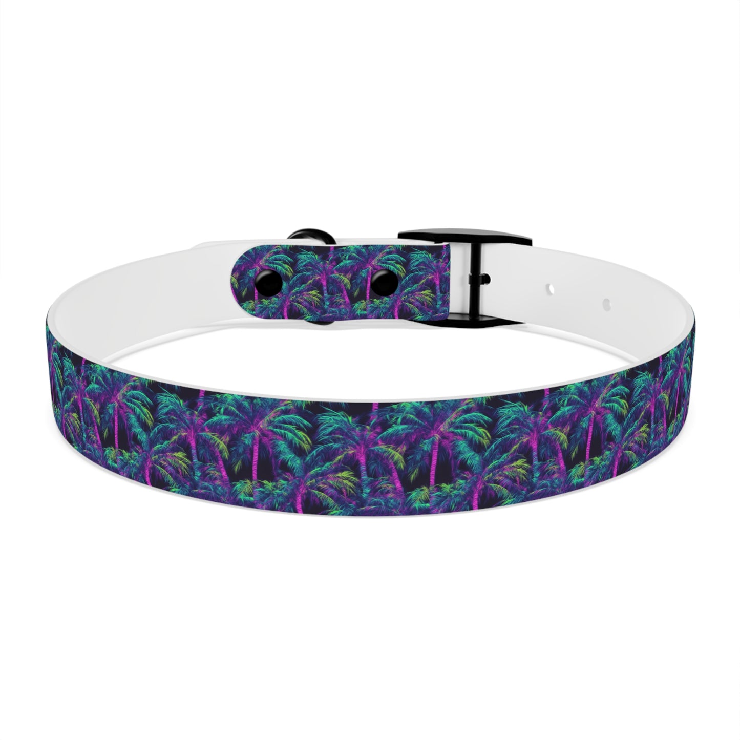 Electric Palms Dog Collar