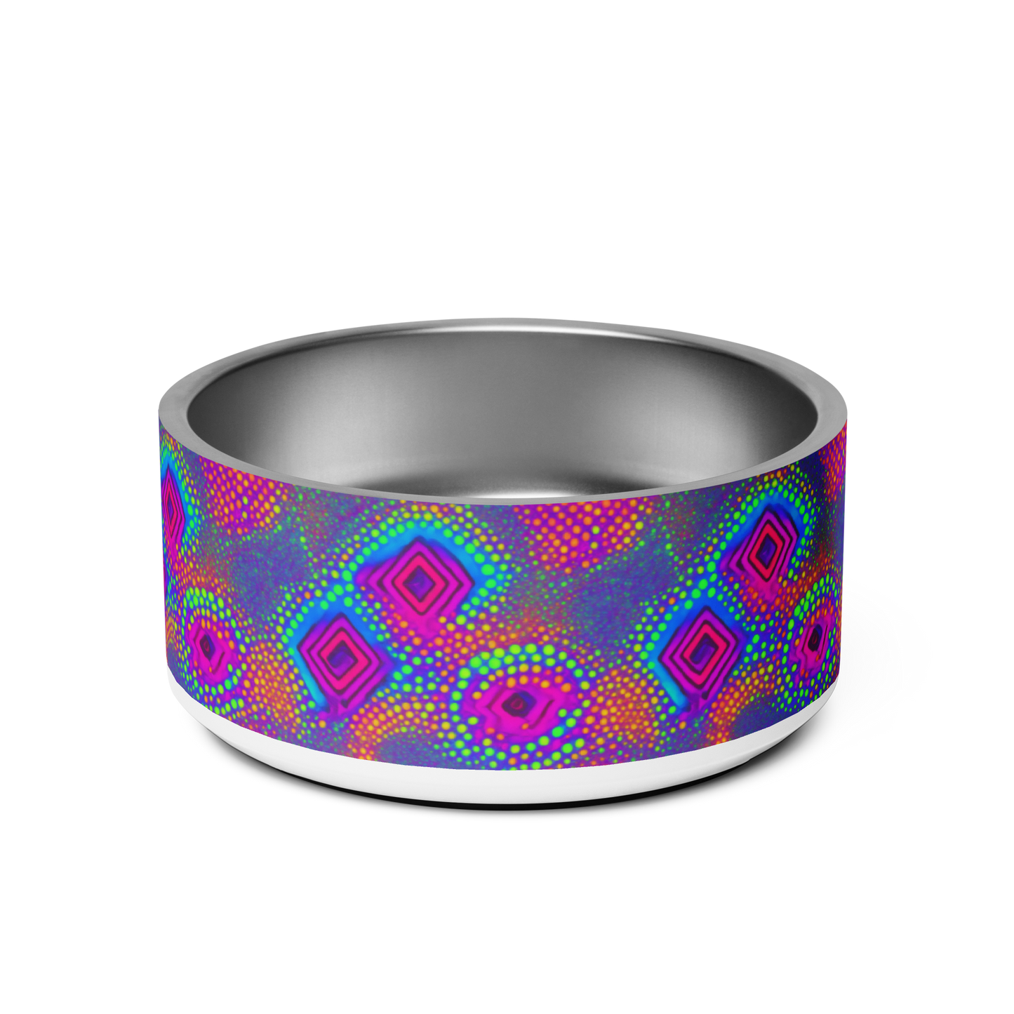 Chroma Chic Stainless Steel Pet Bowl