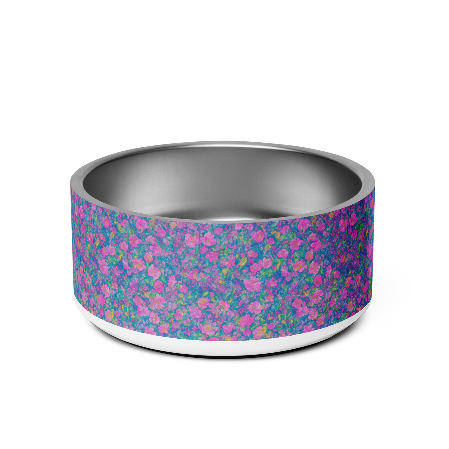 Rainbow Reflections Stainless Steel Pet Bowl