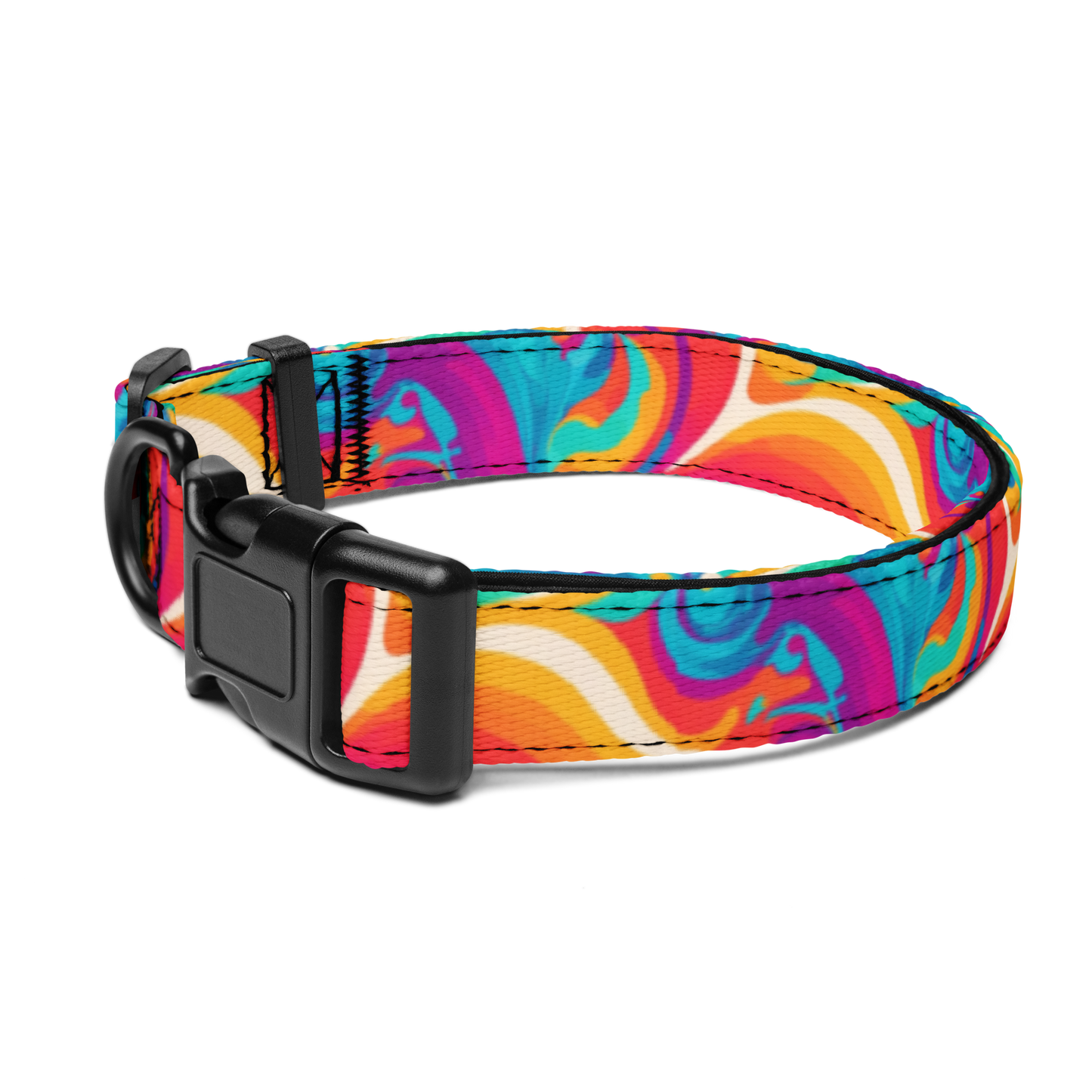 Rainbow Ripple Pet Collar