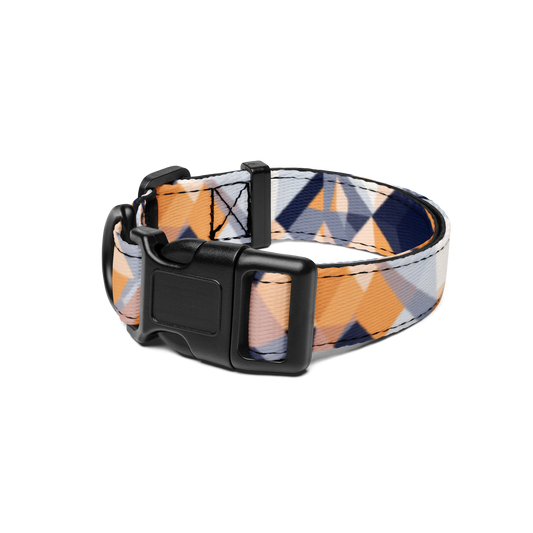 Geometric Groove Pet Collar