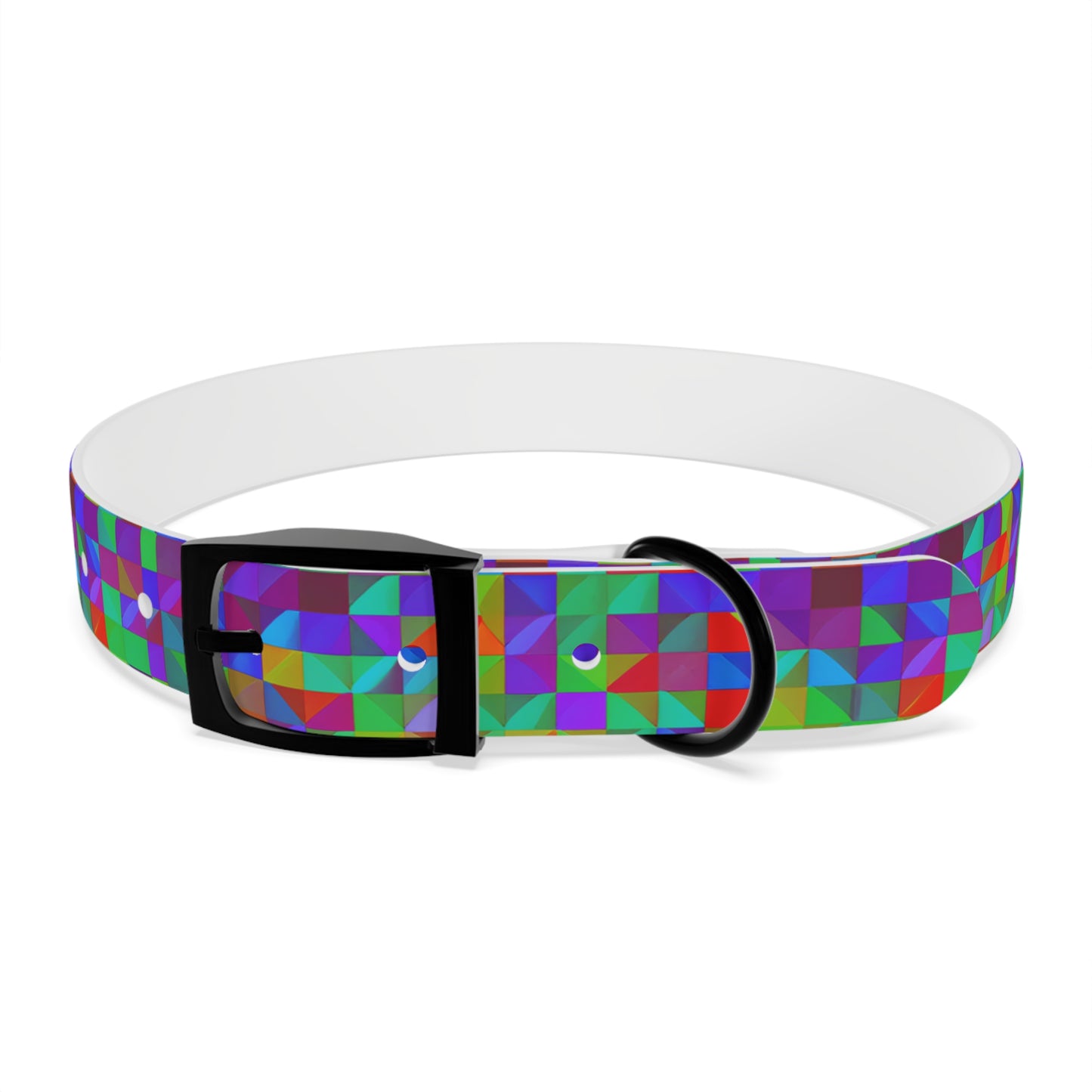 Prism Patterns Dog Collar