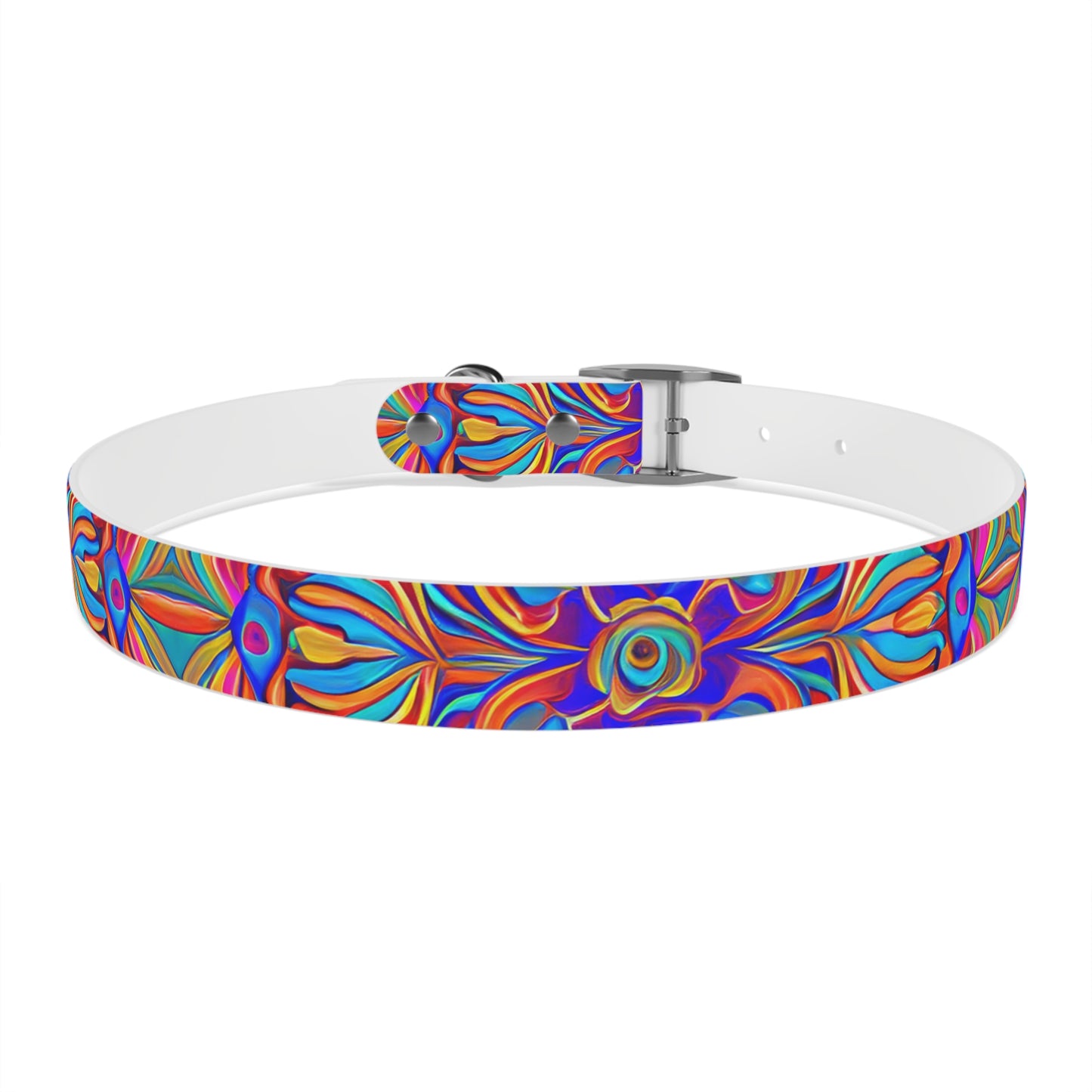 Psychedelic Spectrum Dog Collar