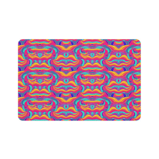 Psychedelic Grove Pet Food Mat (12x18)