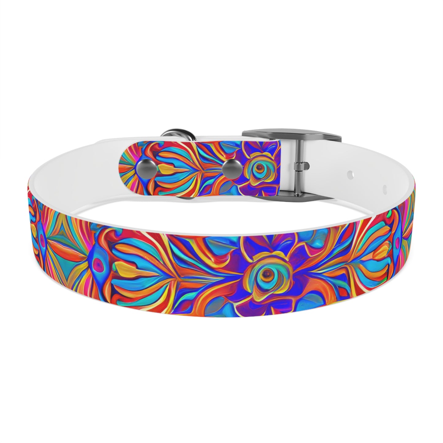 Psychedelic Spectrum Dog Collar