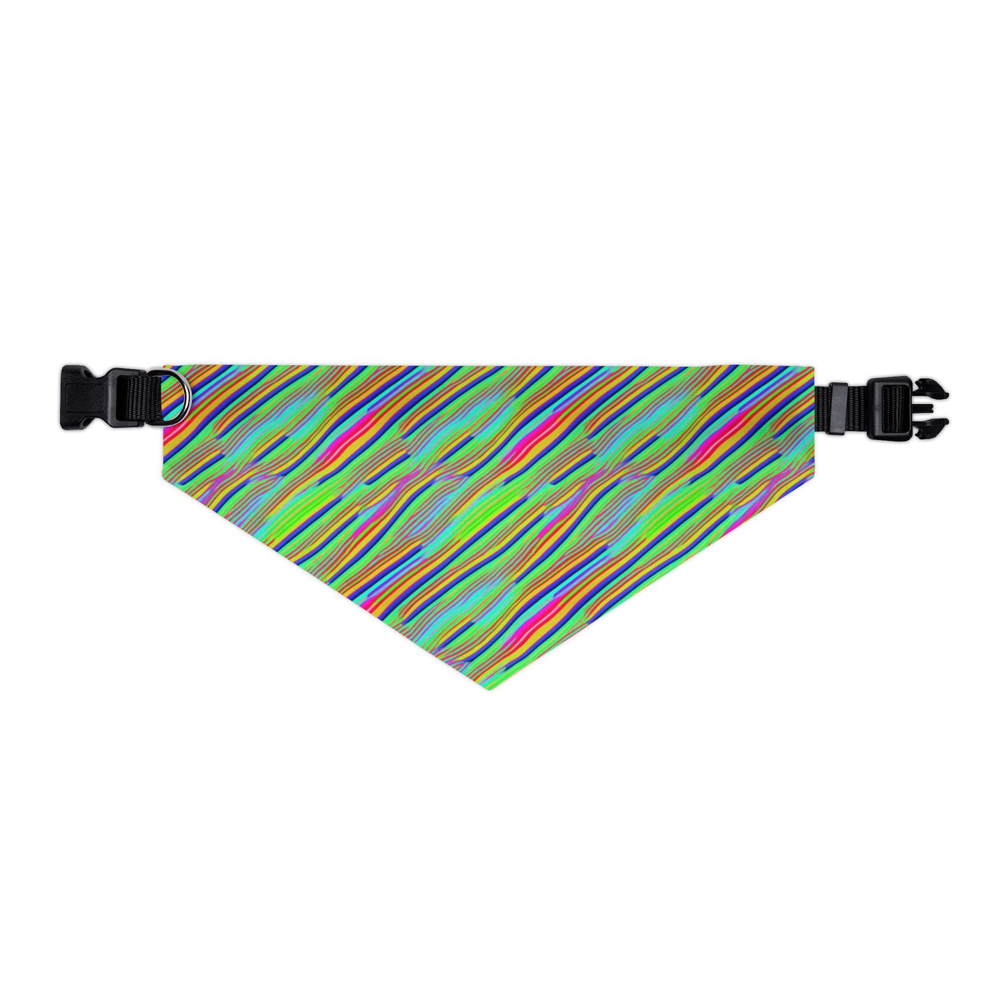 Neon Edges Pet Bandana Collar