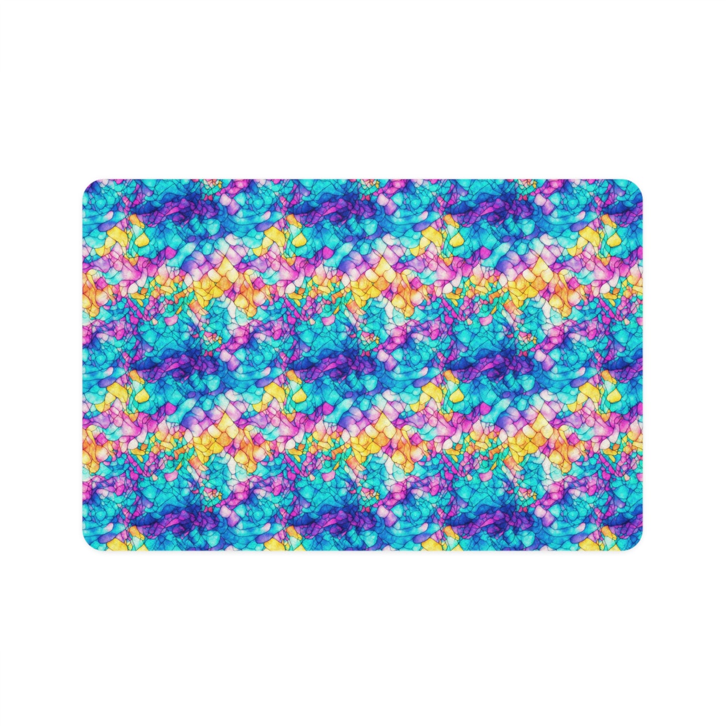 Trippy Tranquility Pet Food Mat (12x18)