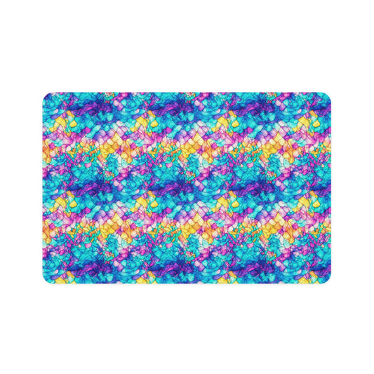 Trippy Tranquility Pet Food Mat (12x18)