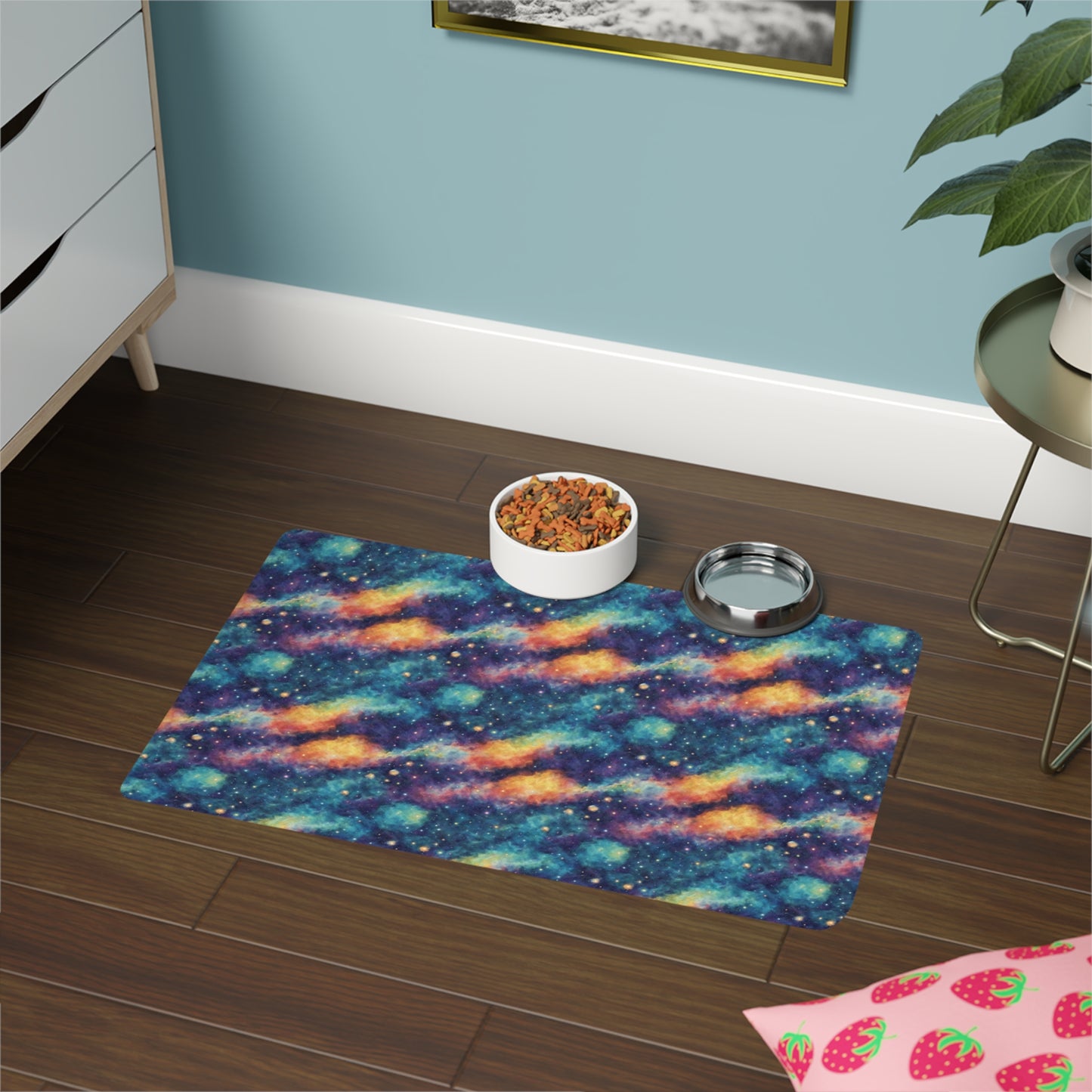 Galaxy Glamour Pet Food Mat (12x18)