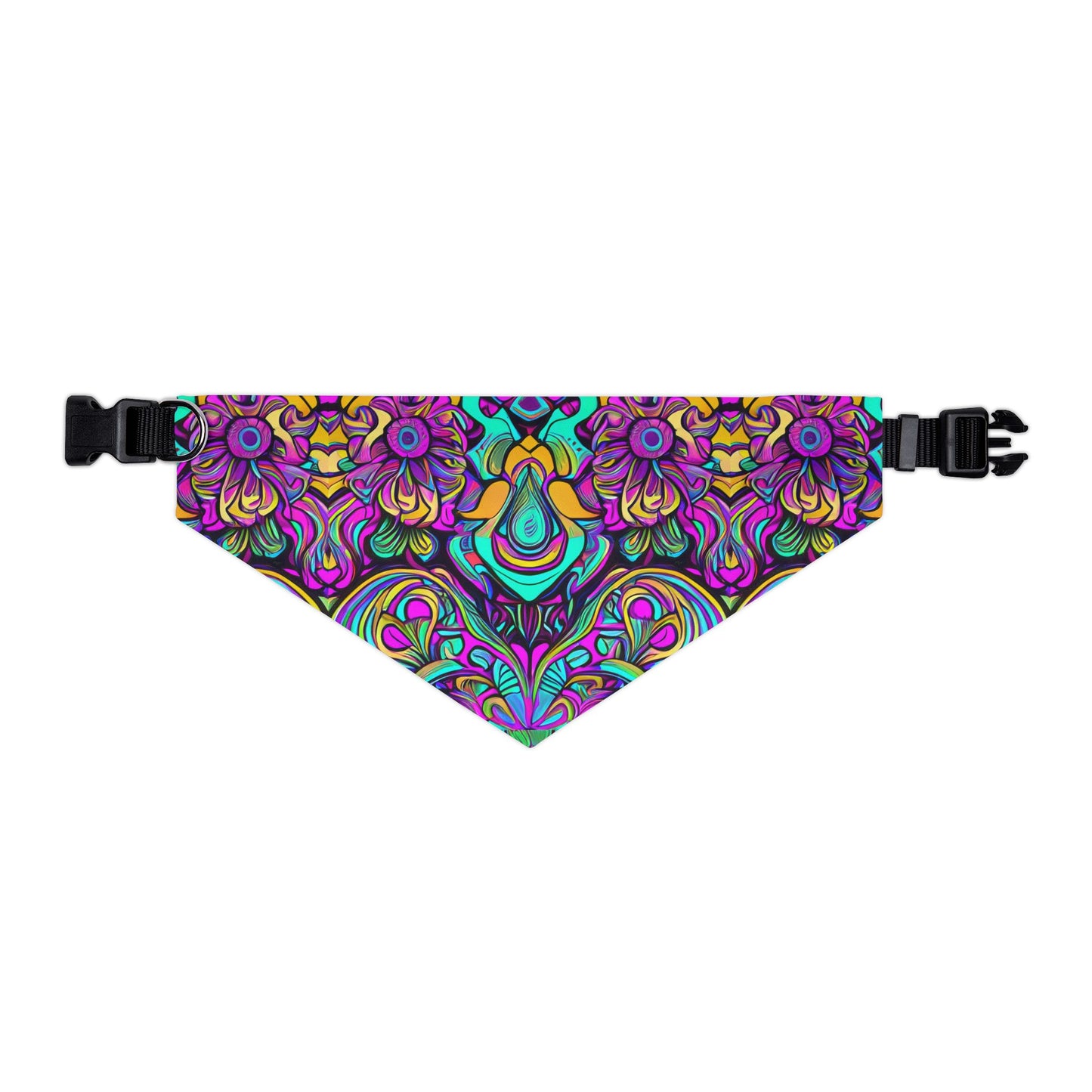 Psychedelic Chaos Pet Bandana Collar