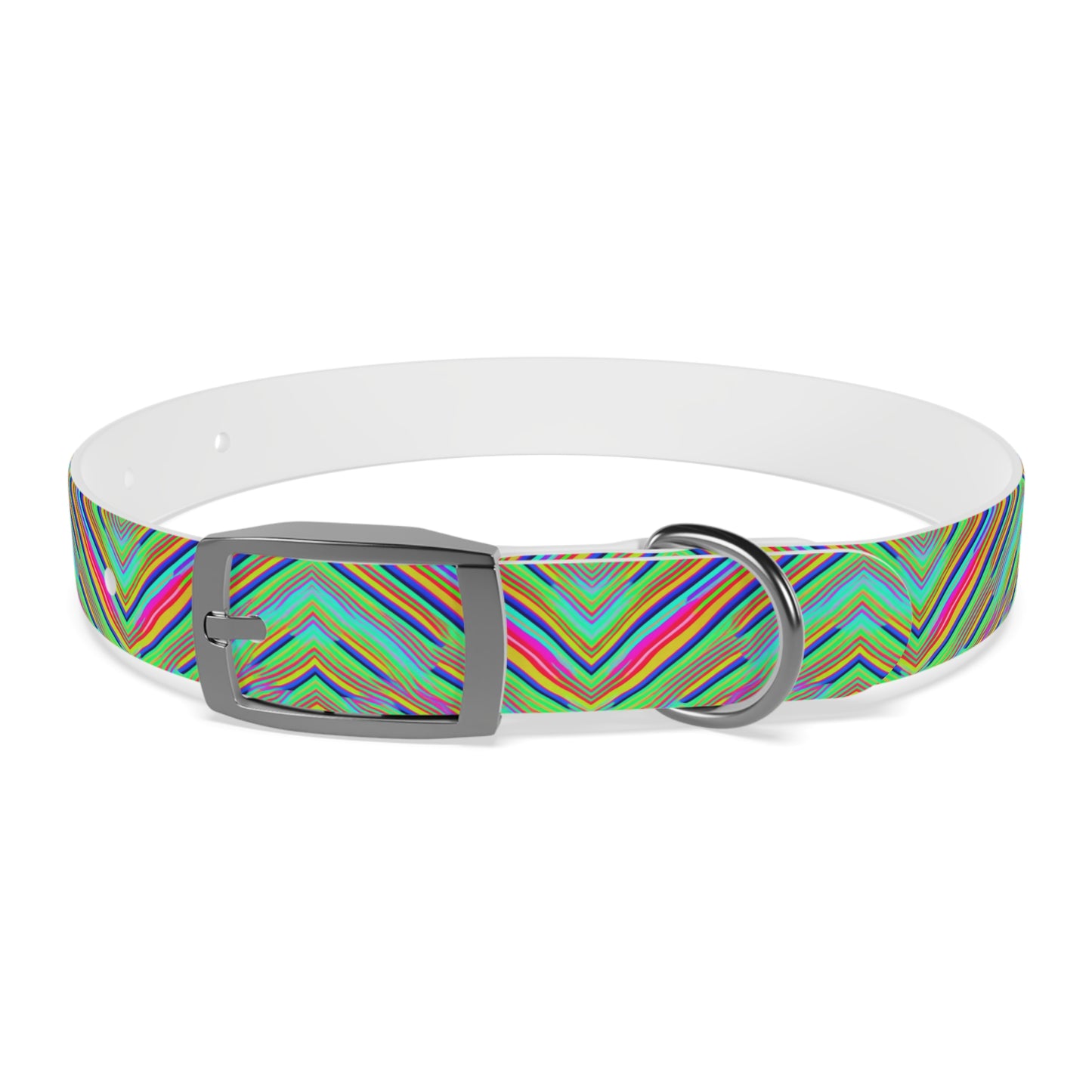 Neon Edges Dog Collar