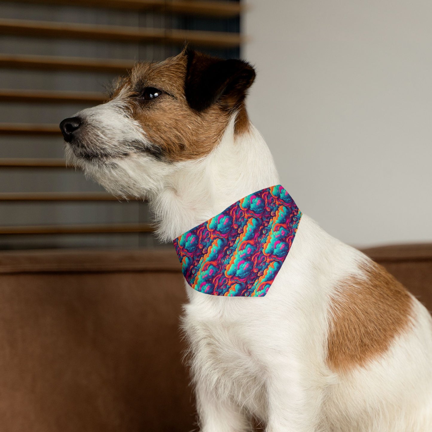 Abstract Alchemy Pet Bandana Collar