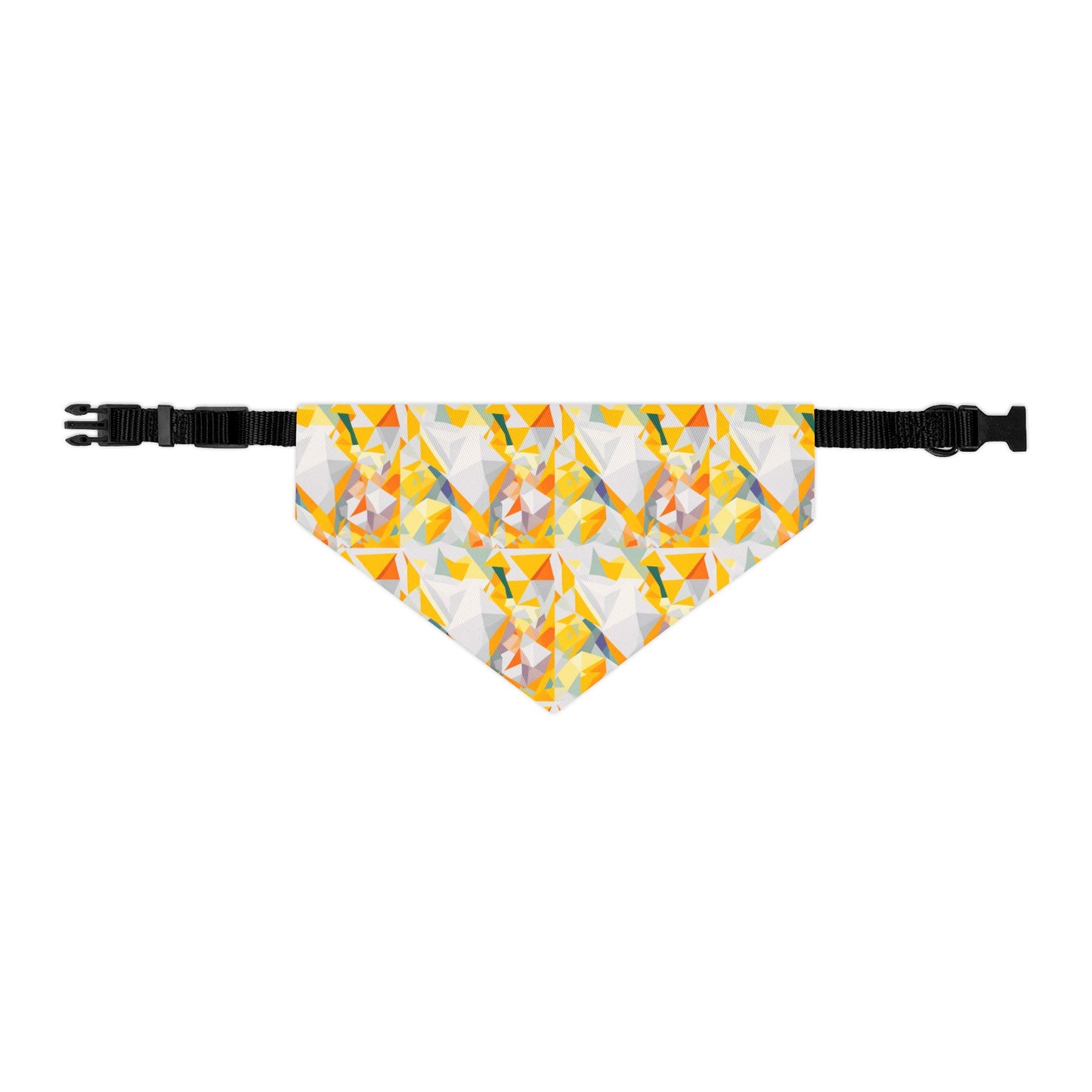 Polygon Prism Pet Bandana Collar