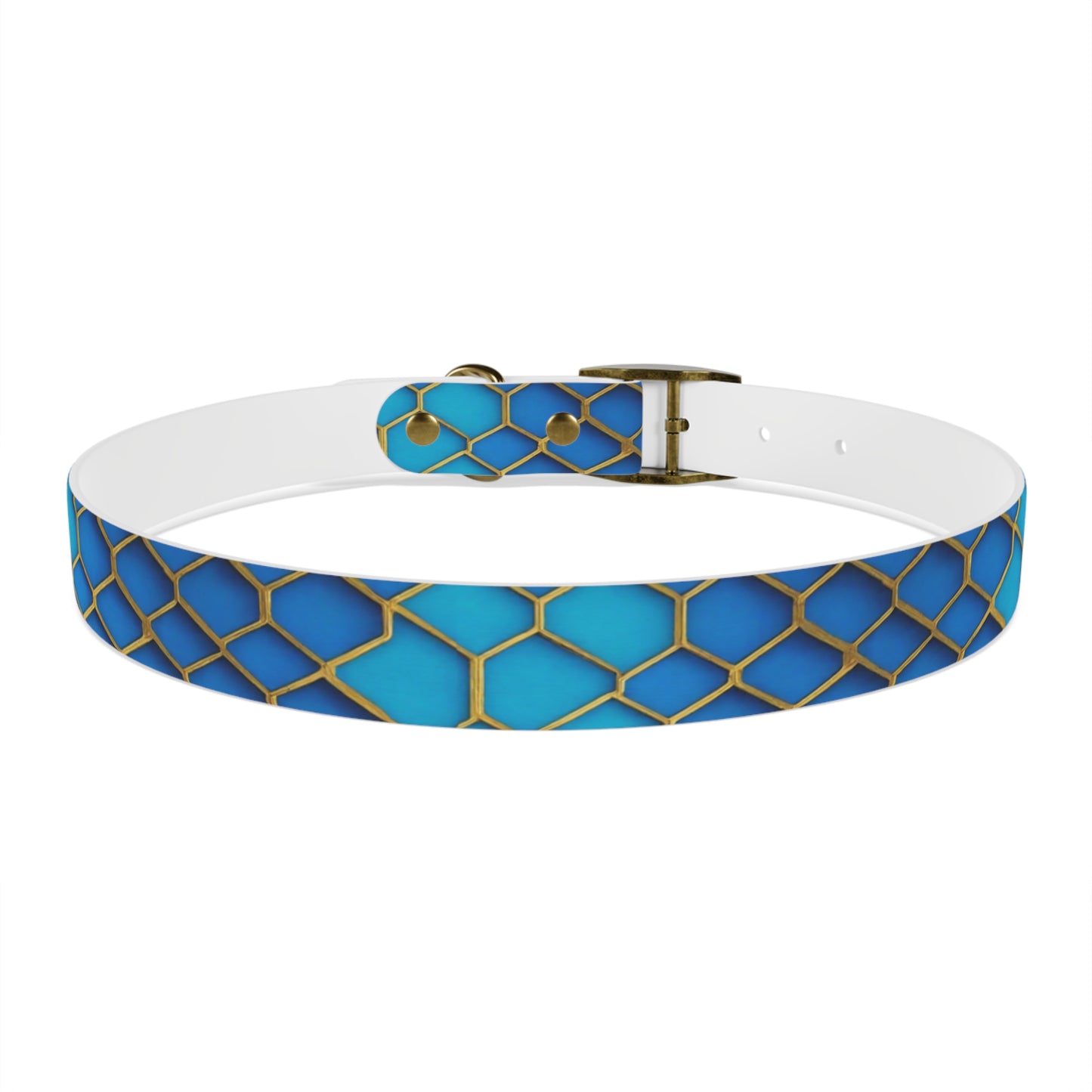 Hexagonal Harmony Dog Collar