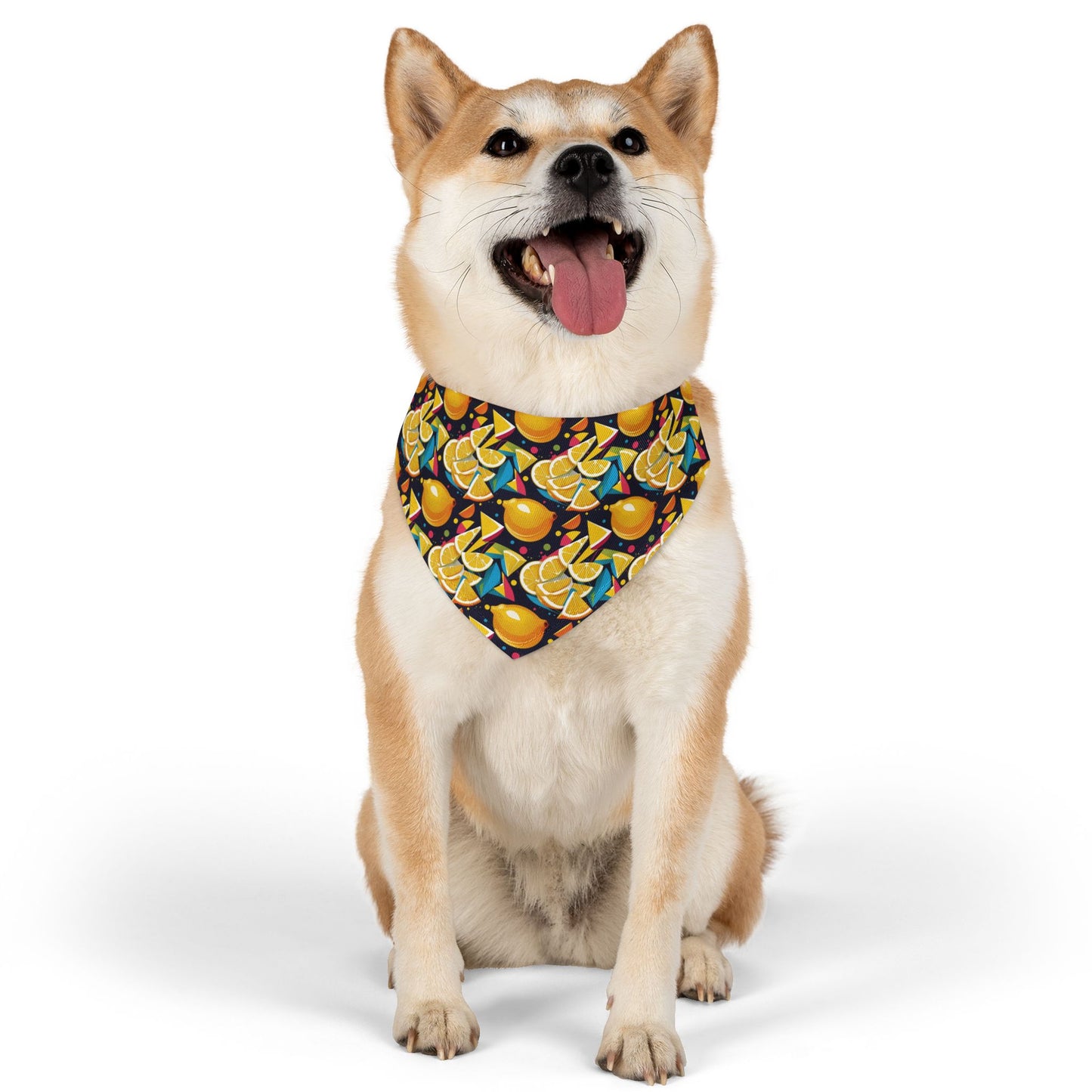 Lemon Zest Pet Bandana Collar