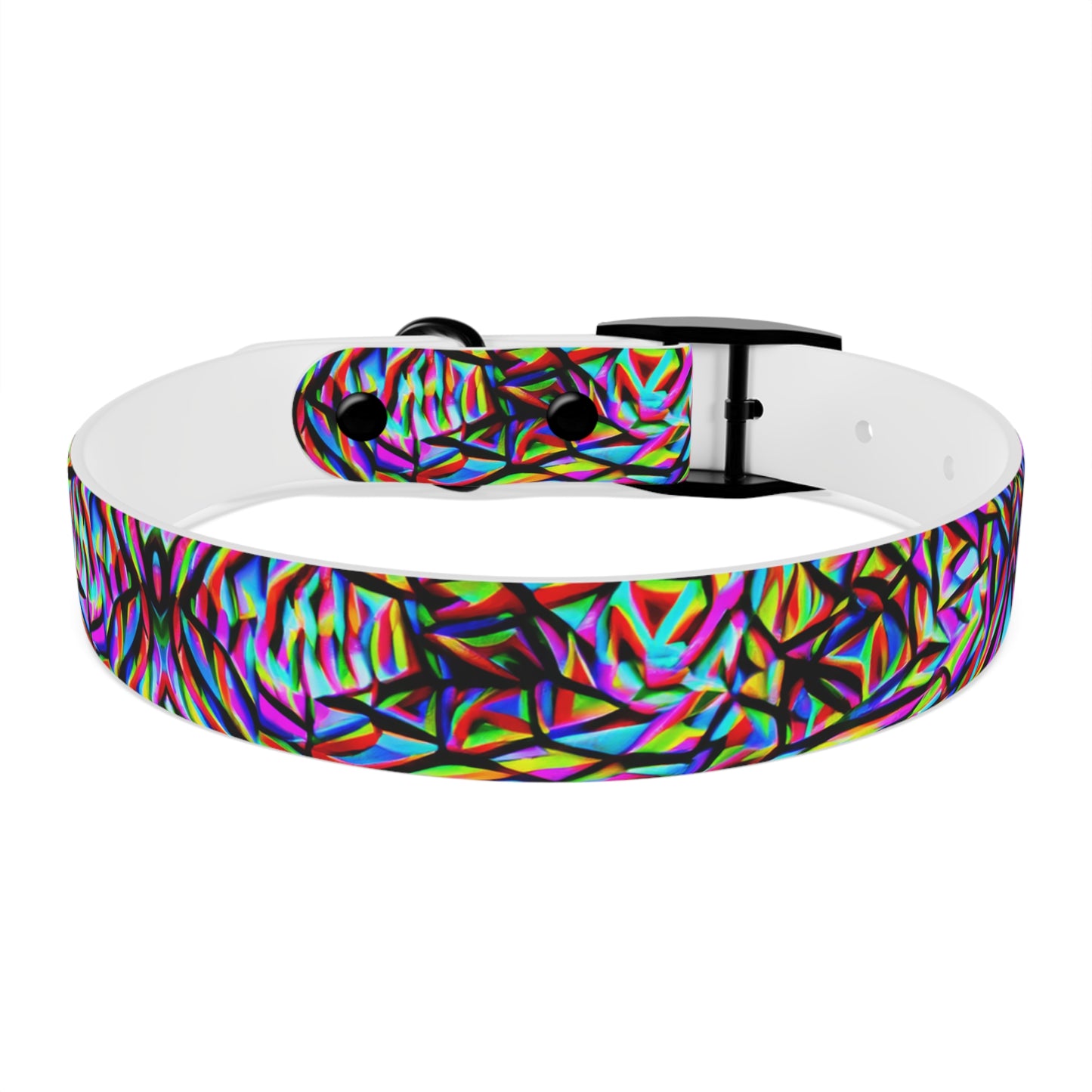 Mind Melt Patterns Dog Collar