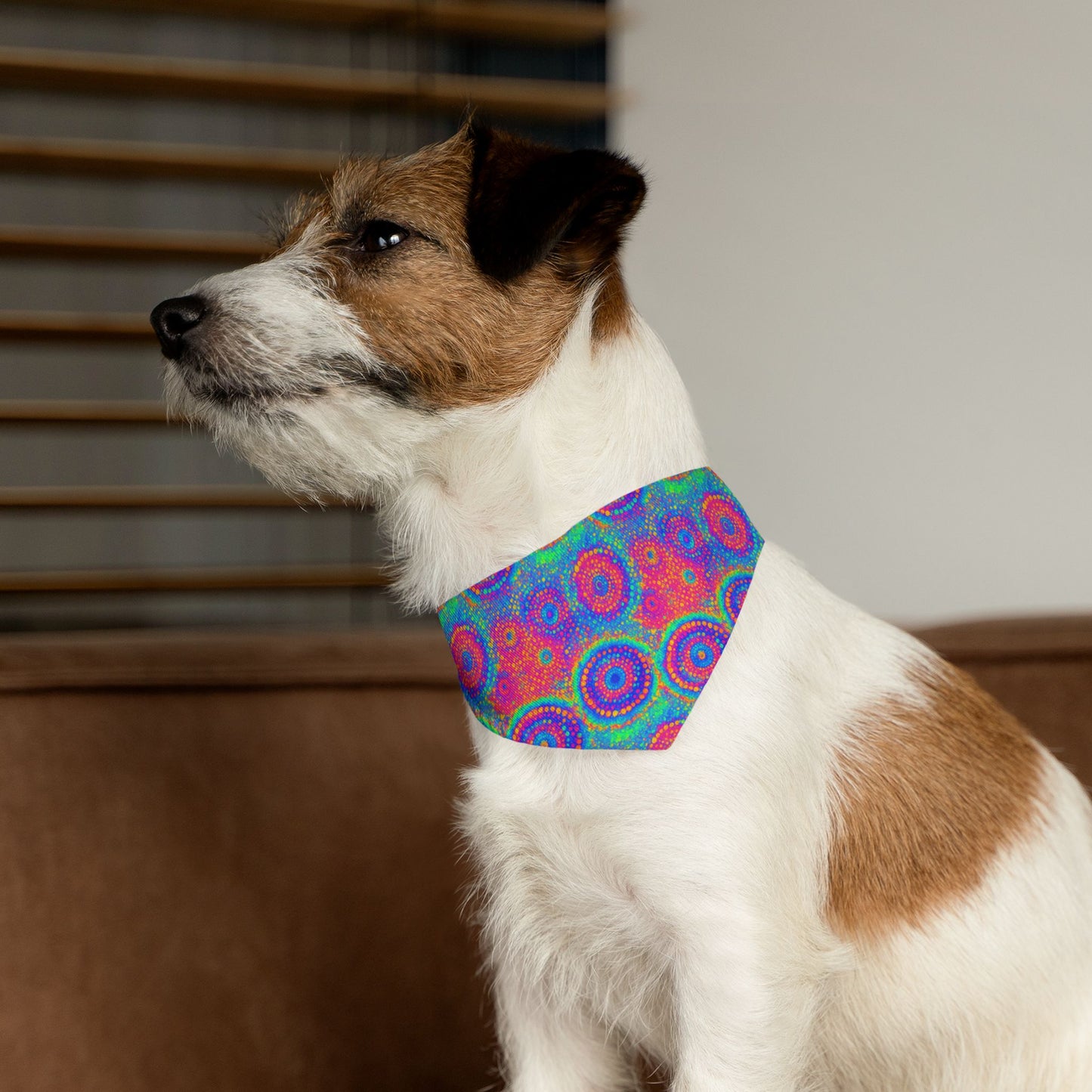 Poly Glow Pet Bandana Collar