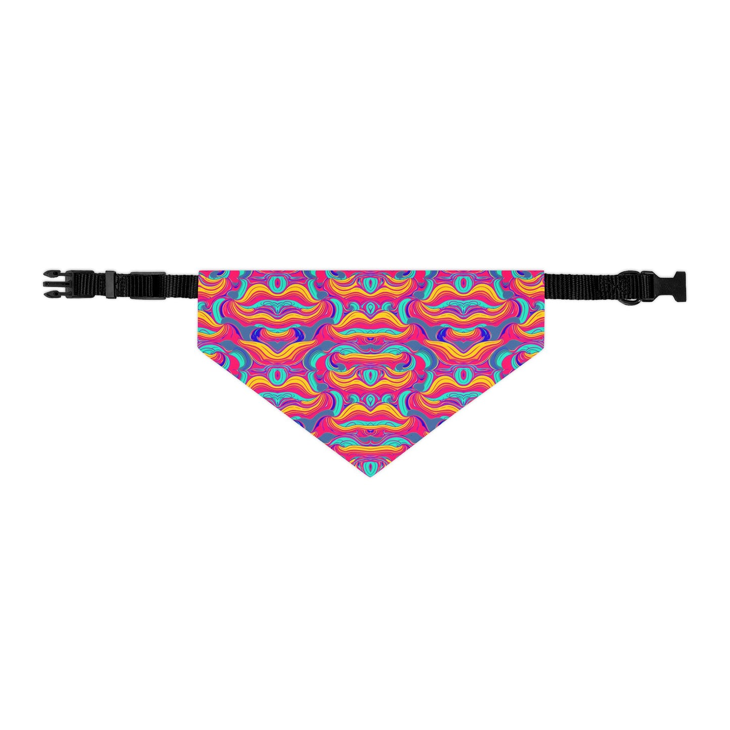 Psychedelic Grove Pet Bandana Collar